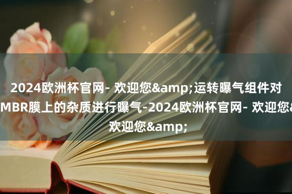 2024欧洲杯官网- 欢迎您&运转曝气组件对吸附在MBR膜上的杂质进行曝气-2024欧洲杯官网- 欢迎您&